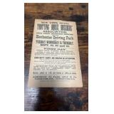 late 1800s Rochester driving park advertisement