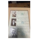 1898 riders and drivers licenses