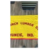 consumer lumber co. Muncie Indiana horse blanket advertisement