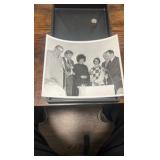 1976 original photograph featuring jockey sandy holly, actress Elizabeth Taylor plus others at laurel race course