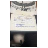 aqueduct race track snowy photograph