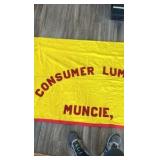 consumer lumber co. Muncie Indiana horse blanket advertisement