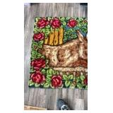 large horse tapestry