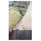 original early 1900s large Dan patch poster on canvas