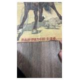 original early 1900s large Dan patch poster on canvas