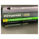 Pittsburgh 63882 1/2-In Drive Reversible Click Torque Wrench 10-150 ft-lb