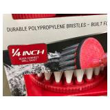 Platinum Series Drill Brush Kit - 4 Brushes, 1/4 Inch Quick Connect