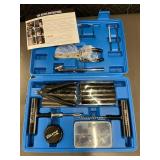 AGM Plug-N-Play Tire Repair Kit - 40x Self-Vulcanization Plugs, Includes Tools & Gauge