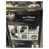 Auto Drive 2-Pack Seat Covers - OEM-Grade Fabric, Airbag Safe, Fits Most Vehicles