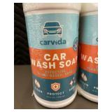 Carvida Car Wash Soap 32 oz - 2 Bottles - Plant-Based Non-Toxic Auto Soap