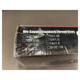 Meilunbs Wheel Lug Nuts - 20-Pack White 12x1.5 35.5mm w/ Socket Key