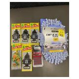 Little Trees Air Fresheners Assorted Black Ice & Be Kind (Lot of 5) DIP & WASH TOOL 48in Pole