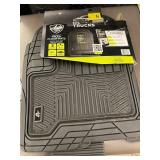Auto Drive 3-Piece All-Weather Truck Floor Mats - Custom Fit (Driver, Passenger, Rear Runner) Fits Ford, Dodge, Chevy, GMC