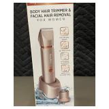 Kaphio 2-in-1 Body Hair Trimmer & Facial Hair Removal for Women