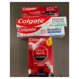 Colgate Toothpaste Variety Pack: Optic White Pro Series, Charcoal Whitening, Sensitive Protection