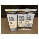 Neutrogena Ultra Sheer Dry-Touch Sunscreen SPF 45 - Twin Pack 2 x 3 oz