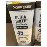 Neutrogena Ultra Sheer Dry-Touch Sunscreen SPF 45 - Twin Pack 2 x 3 oz