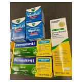 Assorted OTC Topical Medications - Voltaren, VapoRub, Preparation H & More