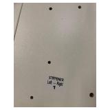 White Desk & Shelving Unit - Modular Panel System (Hardware Not Included)