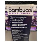 Lot of 4 Sambucol Black Elderberry Syrup Dietary Supplement 7.8 fl oz Each