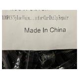 Automotive Nylon Clip Assortment 7 bags 100-Piece Universal Auto Fasteners - Interior Trim