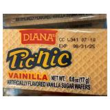 TS - DIANA PicNic Vanilla Sugar Wafer Bars - 0.6 oz (17 g) each
