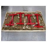 LandHonor (8) 5/16"-3/8" 5400lb Ratchet Load Binders & (16) 20