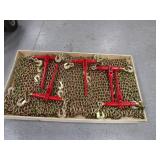 LandHonor (5) 3/8"-1/2" 9200lb Ratchet Load Binders & (10) 20