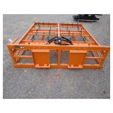 LandHonor 72" Skid Steer Square Bale Accumulator Grapple