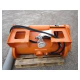 LandHonor Skid Steer Dual Discharge Concrete Mixer