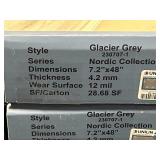 Nordic Collection Lot of 19 Boxes of- Luxury Vinyl Plank Flooring in Glacier Grey (544.92 square feet)