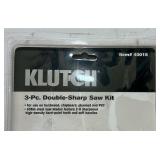 KLUTCH 3-Pc. Double-Sharp Saw Kit lot of 2