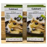 Cuisinart 8-Piece Griddle Breakfast & Crepe Set lot of 2