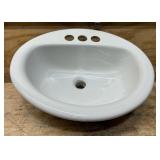 ALTO II Lavatory Model 251 19"   16" Oval, Self-Rimming Lavatory