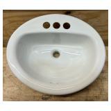 ALTO II Lavatory Model 251 19"   16" Oval, Self-Rimming Lavatory