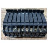 GE Circuit Breakers 15A amp 1-Pole Unit lot of 10