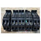GE Circuit Breakers 50A amp 2-Pole Unit lot of 5