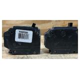 GE Circuit Breakers 20A amp 1 and 2-Pole Unit lot of 11