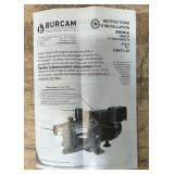 BURCAM Shallow Well Jet Pump and Pressure Tank System Model: 506221P read description