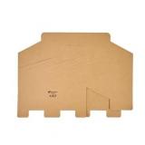 Restpresso Kraft Paper Altalena Drink Carrier - Fits 6 Cups - 11 3/4" x 7 3/4" x 9 1/2" - 100 count box (lot of 4 boxes)