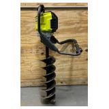 RYOBI RY40701VNM 40V Auger 8in tool only read description