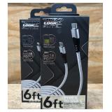 Trend Logic Elite 6ft Type C to USB C lot of 2