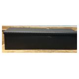 *Northern Tool + Equipment Side-Mount Truck Toolbox, 48in. x 11.5in. x 11in., Aluminum, Textured Matte Black, Pull Handle Latch #48632 Msrp $369.99 see description