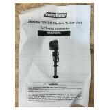 *TowingMaster 3500lbs.12V DC Electric Trailer Jack w/7-way connector 10201076 see description