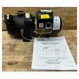 K2 3/4 HP Corrosion Resistant Thermoplastic Shallow Well Jet Pump see description