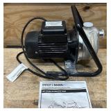 Ironton Sprinkler/Booster Pump, 1200 GPH, 1 HP, 1in. Ports #107795 Msrp $169.99 see description