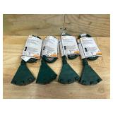 2 ft. 14/3 Light Duty Indoor/Outdoor Extension Cord with Multiple Outlet Triple Tap End, Green (lot of 4)
