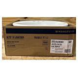 MAANSFIELD Alto II Lavatory Oval, Vitreous China, Self-Rimming Lavatory 19 x16