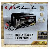 Schumacher Battery Charger/Trickle Charger/Booster/Engine Starter, 12 Volt, 50/10/2 Amp, Model# SC1361 #62079 Msrp $99.99 see description