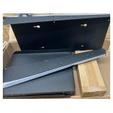 Klutch 2-Tier Welding Cart with Locking Cabinet, 31-1/2in.L x 16-1/8in.W x 28in.H #106980 Msrp $149.99 see description